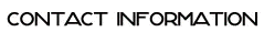 Contact Information